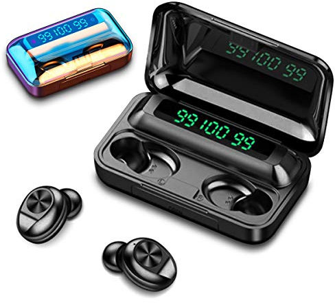 UC-Express In-Ear Kopfhörer kompatibel mit Apple iPhone 17 16 16e 15 14 Plus Pro Max Air Headset TWS Bluetooth 5.1 LED Anzeige Drahtlose Ohrhörer Sport Ladebox