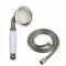 ENKI EH025 Traditional Victorian Antique Brass Shower Head and Hose Replacement, Handshower Hose Kit for Bath Shower Mixer Tap, Handset Hose Kit, Brushed Brass