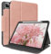 iPad Pro 11 Zoll Hülle 2022/2021/2020/2018 (4./3./2./1. Gen) mit Bleistifthalter PU Leder Case Stoßfeste Smart Cover Auto Schlaf/Aufwach Schutzhülle Vielseitiger Ständer Pencil 2 Kabelloses Laden