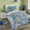 Bedlam - Grey Gaming Duvet Cover - Double Bedding Size (200 x 200cm) - Glow in the Dark Bedding - Reversible (2 Designs) - Gaming Bedding - Gamer Duvet Cover in Grey - Gaming Bedroom Accessories