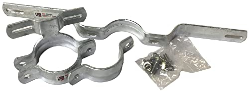 UvV Schilderklemmen, Schellen Rohrschellen für ø60mm Rohre feuerverzinkt (R107+R135)