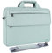 DOMISO 17 Zoll Wasserdicht Laptop Tasche Aktentasche Schultertasche Notebooktasche Umhängetasche Business für 17-17.3 Notebook/Dell/Lenovo/Acer/HP/MSI/ASUS, Minzgrün
