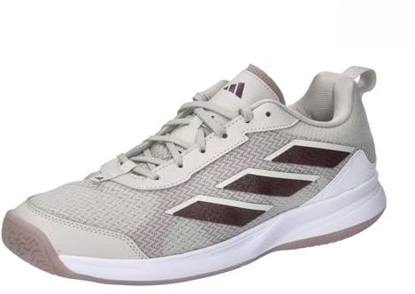 Adidas Damen Avaflash Low Tennis Shoes, Grey one/Aurora met/preloved fig, 40 2/3 EU