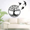 50cm Arbre de vie en métal Décoration murale Silhouette Art,Art de l'arbre de Vie,pour Cadeau Intérieur Cadeau Extérieur Jardin Maison Décoration (19.7 pouces)