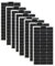 Aysolar Panneau Solaire Flexible 800W(8 pièces 100w) Monocristallin Cellule Solaires Hors réseau pour Camping-car, Remorque, Bateau, Cabine, Van, Voiture, Charge de batterie