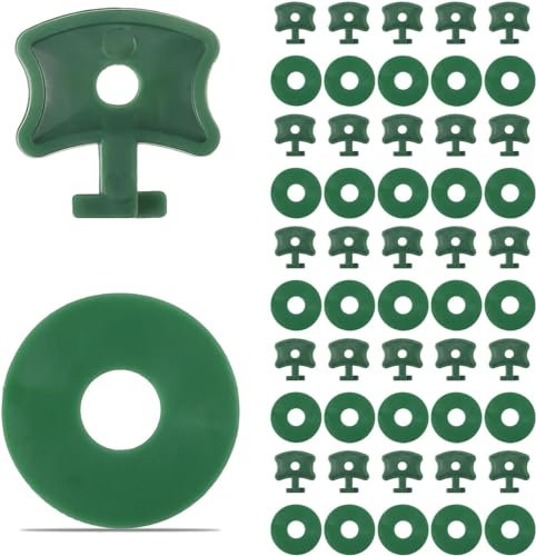 Clip elicoidali per serre, accessori per serre, clip di fissaggio in plastica e rondelle, estensore per fissare serre, isolamento, rete a bolle (50)