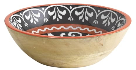 APS 1052 Mango Bol en bois de manguier avec revêtement intérieur en résine époxy Ø 24 cm 1,1 l