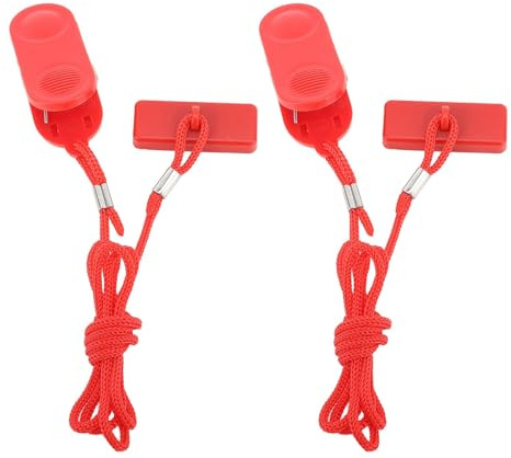 Treadmill Safety Key, Universal Treadmill Magnetic Locks Emergency Stop Switch Wire Clip for Home Gym