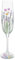 Shudehill Giftware My Favourite Glass Floral Hand Painted Flute Champagne Glass - Lavender, Delphinium, Poppy, Daisy, Gerbera, Sunflower, Butterfly Meadow, Bee or Dragonfly Designs (Butterfly)