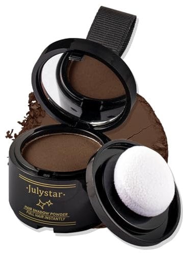 Ansatzpuder, Unsichtbares Haaransatz Puder Zum Ansatz Kaschieren, Sofortige Erfassung Haarverdichtung Haarpuder Für Frauen Männer, Auffüllen Von Haarausfall Und Ausdünnung (01 Braun)
