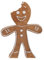 colourliving Lebkuchenfiguren aus Polyresin – Weihnachtsdeko Set | Große & kleine Varianten | Humorvolle Weihnachtsfiguren für Innenräume | Robuste Deko für die Adventszeit (Lebkuchenmann 2)