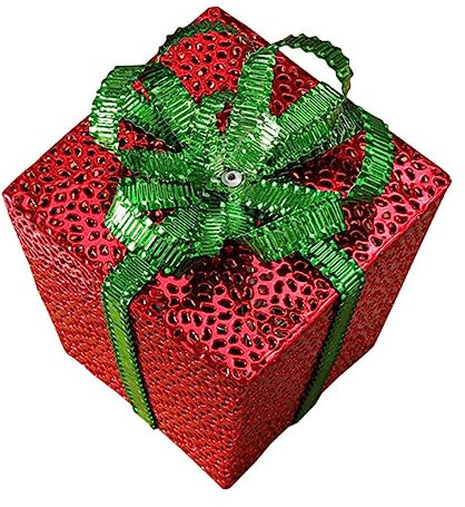 PRETYZOOM Weihnachtsgeschenkboxen -beleuchtete Weihnachtsdekorationsbox Home Xmas Decors