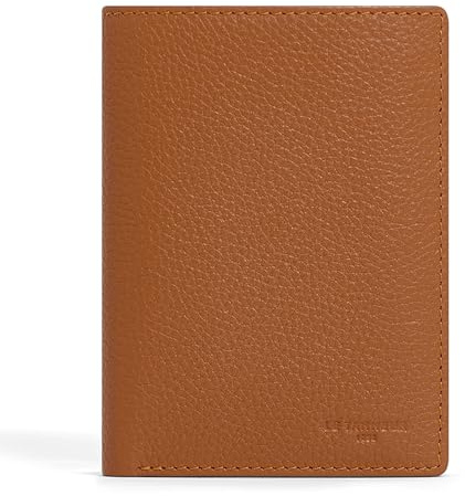 Le Tanneur, Portefeuille, Porte Cartes, en Cuir, Charles, Homme, 6 Compartiments Cartes, 2 Poches Billets, 2 Poches Format Carte d'identité, Poche à Monnaie zippée, Anti-RFID, Porte-Billets, Vertical