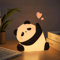 Wastou Niedliches Silikon Kung Fu Panda Nachtlicht, 3-Stufen dimmbare Helligkeit mit 30 min Timer, wiederaufladbares weiches Silikon neben Lampe, perfekte Kinderzimmer Dekoration für Kinder, Frauen
