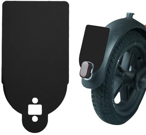 Kennzeichenhalter E Scooter Kennzeichenhalter Nummern Schild für M365 & Pro Universal Aus Acrylmate Roller Skateboard ZubehöR Elektro Motorrad Kennzeichenhalter ZubehöR Elektroroller (Schwarz)