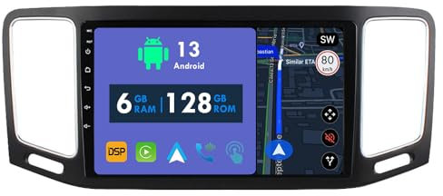 RoverOne Radio de coche GPS para Volkswagen Sharan 2012 2013 2014 2015 2016 2017 2018 Carplay Android Auto Stereo Unidad principal Bluetooth Sat Navigation