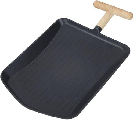 Griglia per cucina interna, Piastra di riscaldamento uniforme antiscivolo per fornelli, piastra per griglia quadrata superiore