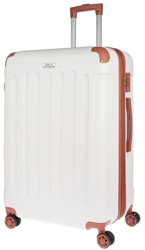 Christian Wippermann XL Jumbo 4-Rollen Koffer sehr groß 49x75x31,5cm mit Dehnfuge Check-in mit TSA-Schloss | bis 138 Liter, 3,9 kg leicht |für Männer & Frauen