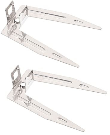 Warmhm 2 Pezzi Forchette Rotanti Inossidabile per Barbecue da Utensili per Carne Accessori per Friggitrice Ad Aria e Forno Resistente Calore per Grigliate