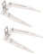 Warmhm 2 Pezzi Forchette Rotanti Inossidabile per Barbecue da Utensili per Carne Accessori per Friggitrice Ad Aria e Forno Resistente Calore per Grigliate