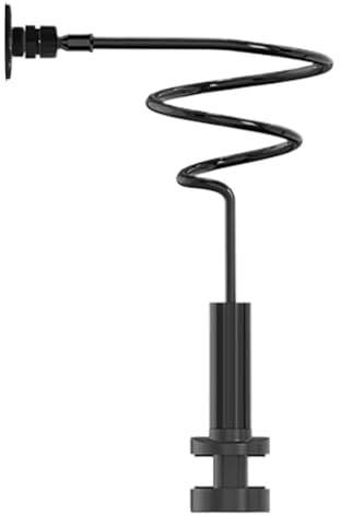 Child Monitor Mount - Universal Camera Mount for Cot Bed, Flexible Spiral Monitor Arm Stand, Non-Slip Clamp, Viewing Holder, Portable Safety Position Shelf for Kids