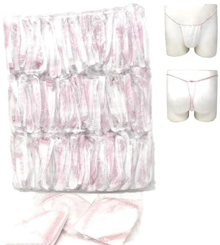 AQASKIN Tanga Lot de 100 culottes jetables en tissu non tissé pour femme, pour spa, centre bien-être, esthétique, blanc, Quantité : 100 pièces – 200 pièces – 400 pièces – 1000 pièces