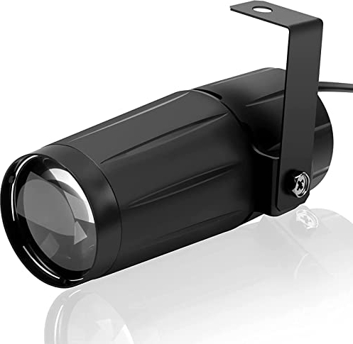 UKing 3W LED Punktstrahler, Weiße Strahler Disco Spotlight Effekt für DJ Disco Tanzhallen Party Hochzeit