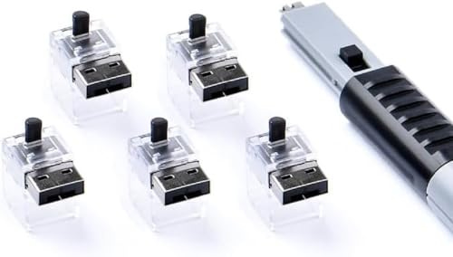 SmartKeeper Essential / 5 x LAN Cable Locks mit 1 x Lock Key Basic/Schwarz