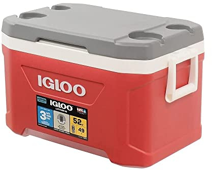 Igloo Latitude 52 Kühlbox, 49 Liter, Rot