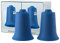 2er Set BellaBambi® Maxi duo Schröpfglas | perfekter Faszien & Triggerpunkt Cup für größere Körperregionen | bei Verspannung von Rücken & Oberschenkel | Made in Germany | Active - Signalblau