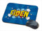 Personalised with Any Name Comic Pop Art Themed Gift for Children, Kids, Girls/Boys, Back to School, Birthday Present Mouse Pad/Mat, PC/Computer Accessories.