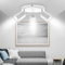 Kambo Weiß Deckenstrahler 3 Flammig LED - GU10 Deckenleuchte Strahler Rund - Deckenlampe 3 Spots Schwenkbar - Modern Strahler Deckenspot Innen - Spotleuchten Metall Küche Max 50W Ohne Glühbirnen