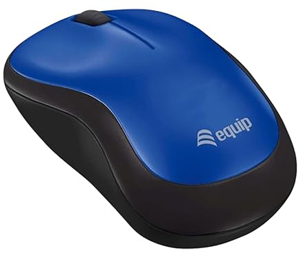 Equip 245112 Optische Maus kabellos blau mini