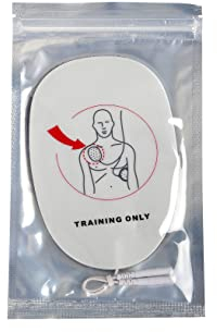 AED Training Pads Train Pad Adult Child Replacement for AED Trainer AED-Trainingspads Trainingspad für Erwachsene und Kinder Ersatz für AED Trainer XFT-D0009 XFT-120C+ XFT-120C (1x Pad für Erwachsene)