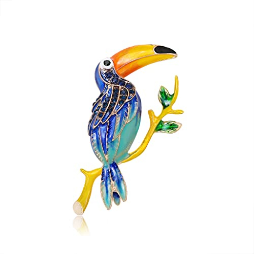 Papagei Brosche Vogel Anstecker Tier Brosche K66