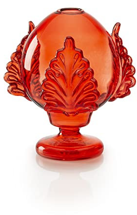 Palais Royal Pumo Pugliese Vase mit Diffusor aus Glas, Höhe 20 cm/Stäbchen Rot