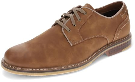DOCKERS Bronson Dress Shoes for Men Casual Mens Oxford Shoes, Tan, 12