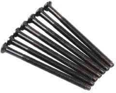 Click SP650BN Pack of 100 3.5mm 50mm Black Nickel Screws