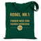 wowshirt Stoffbeutel Jutebeutel Regel Nr 1 Finger Weg von Meinem Werkzeug Handwerker Mechaniker Heimwerker Bastler, Farbe:Bottle Green