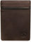 Frédéric Johns Portefeuille Homme - Grand Portefeuille - Portefeuille Cuir Veritable - Porte Carte Homme Cuir Modèle World (Choco)