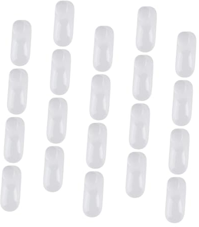 PRETYZOOM 20 Paar transparenter Schuhspanner Säuglingsstiefel durchsichtige Babyfüße aus Kunststoff Schuhregal Baby Schuhe Ausstellungsregale Stiefeletten Wollschuhe Socke