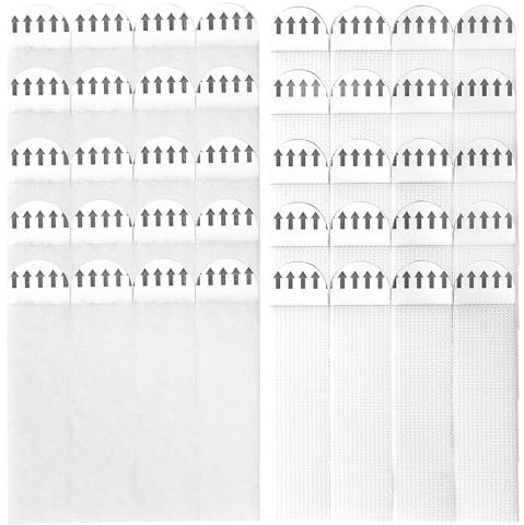 Large Picture Hanging Strips Heavy Duty,24-Pairs(48 Strips) 93 * 19mm Hook Loop Mounting Tapes Adhesive Strips Damage Free Wall Fastener Tape for Picture Hanging