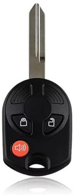 NO Programming Needed Car Key Shell fits for Ford F-150 F-250 Edge Explorer Flex Fusion Lincoln Ranger Windstar Keyless Entry System Remote Key Fob - no Electronics Battery transponder