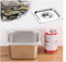 NJDQFA Rechteckig Buffet Speisenwärmer,Thermobehälter Für Speiseeis,Edelstahl Meal Prep Boxen Gastronormbehälter,1/6（17.5 * 16.2）,10cm0.8side