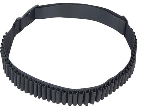 Patronengurt für Schrotflinten,Patronengürtel,50 Loch Schnaps Shell Gürtel,1 Stuck 50 Loch Klopfer Gürtel