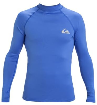 Quiksilver Long Sleeve UPF 50 Surf T-Shirt EVERYDAY UPF50 LS Men Blue S