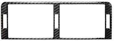 Auto Interieurleisten Geeignet for BMW 3er E46 1998–2004, Kohlefaser-Innenraum-Lüftungsblende, Aufkleber, Auto-Styling-Zubehör Interieur Dekor Carbon