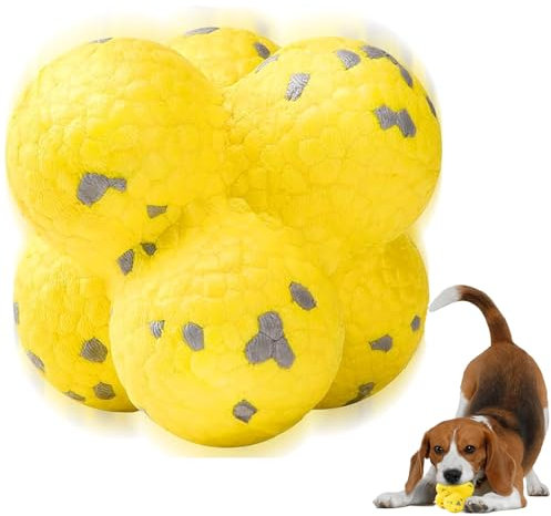 xinrongda Hundespielzeug Unzerstörbares Kauspielzeug Hund, Pfotenstern Kauzauber Ball, Magic Ball für Hunde, Robustes Interaktives Hundespielzeug für Zahnpflege und Spielspaß