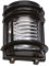 Außenleuchte Wand Maritim H: 22 cm Messing Glas massiv E27 IP64 wetterfest in Schwarz Outdoor Wandlampe aussen Balkonlampe