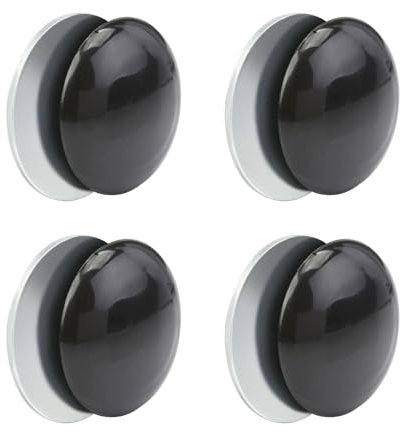 SMCEHEYA 4 pesi per tenda da doccia, magneti per fissaggio dell'orlo, autoadescanti, per tende da doccia, tende, tovaglie, diametro 4 cm, clip magnetiche rotonde